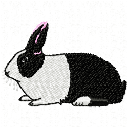 Rabbits Embroidery Design 11 Rabbits Embroidery Design 11